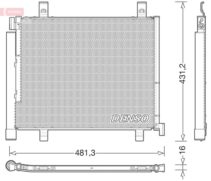 CONDENSER. AİR CONDİTİONİNG SEAT MII KF1 11-