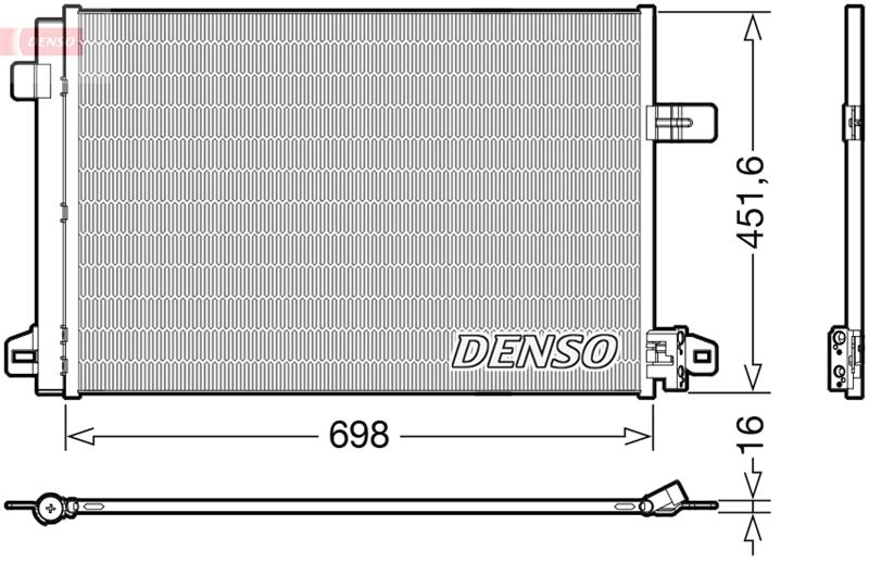 CONDENSER. AİR CONDİTİONİNG VW MULTIVAN VI SG 15-