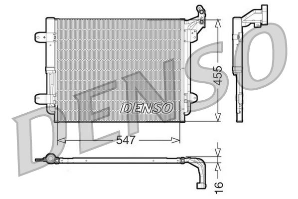 CONDENSER. AİR CONDİTİONİNG VW TIGUAN 5N 07-18