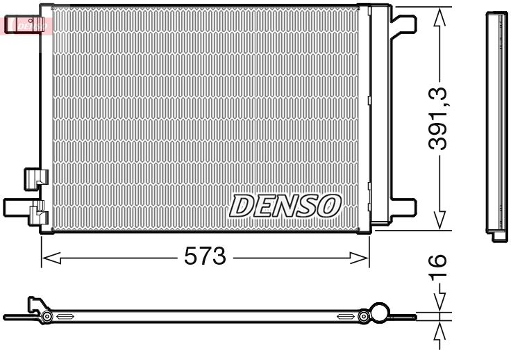 CONDENSER. AİR CONDİTİONİNG AUDI A3 8V 12-