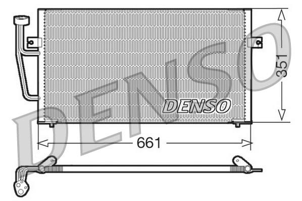 CONDENSER. AİR CONDİTİONİNG MITSUBISHI CARISMA 95-06