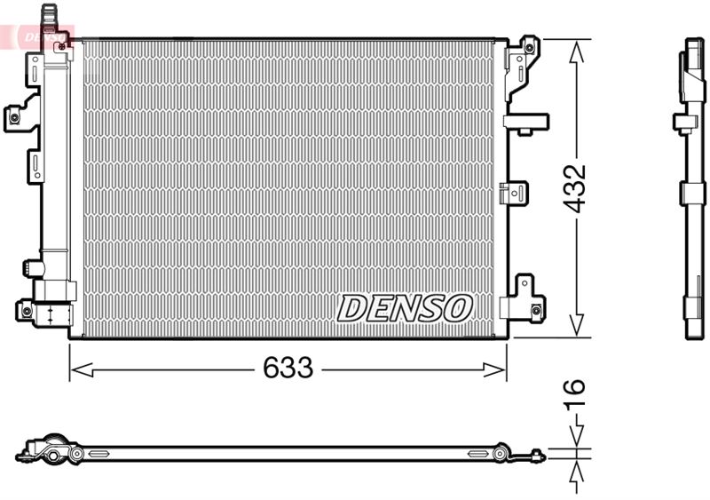 CONDENSER. AİR CONDİTİONİNG VOLVO XC90 I 02-14