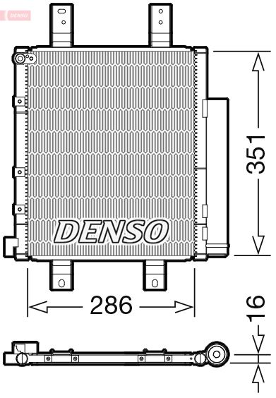 CONDENSER. AİR CONDİTİONİNG DAIHATSU CUORE VI 03-