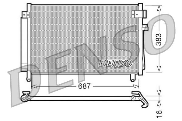 CONDENSER. AİR CONDİTİONİNG SUBARU FORESTER 02-08