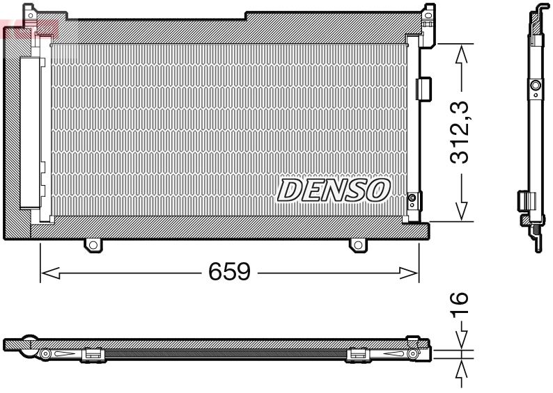 CONDENSER. AİR CONDİTİONİNG SUBARU FORESTER 13-
