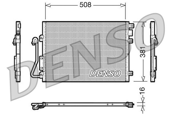 CONDENSER. AİR CONDİTİONİNG DACIA LOGAN I 04-