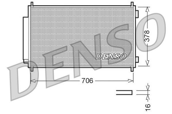 CONDENSER. AİR CONDİTİONİNG HONDA CR-V III 06-