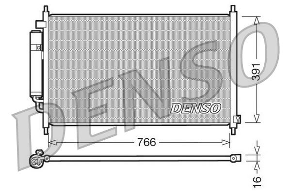 CONDENSER. AİR CONDİTİONİNG HONDA FR-V 04-