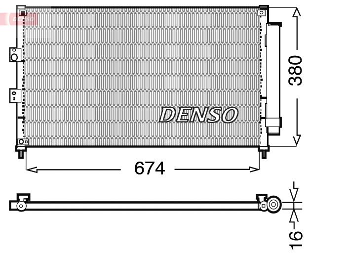 CONDENSER. AİR CONDİTİONİNG HONDA CIVIC VIII SALOON 05-