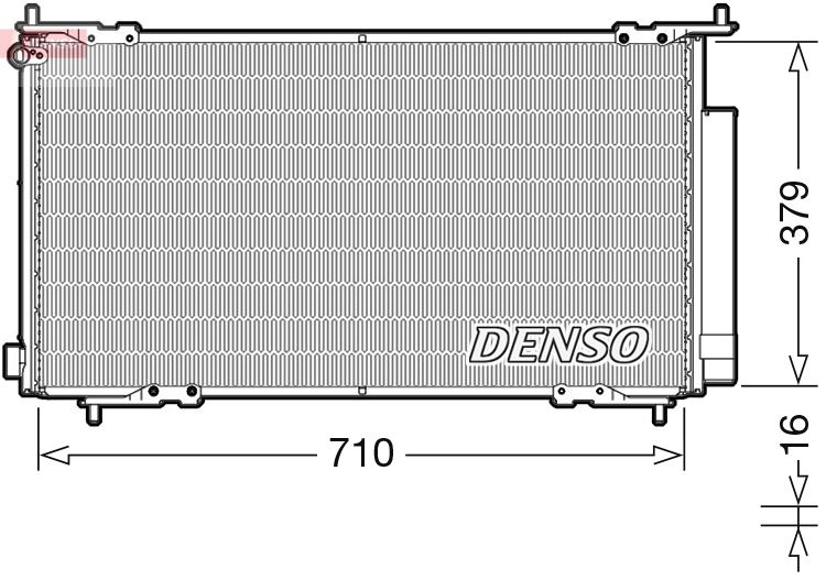 CONDENSER. AİR CONDİTİONİNG HONDA CR-V II 01-06