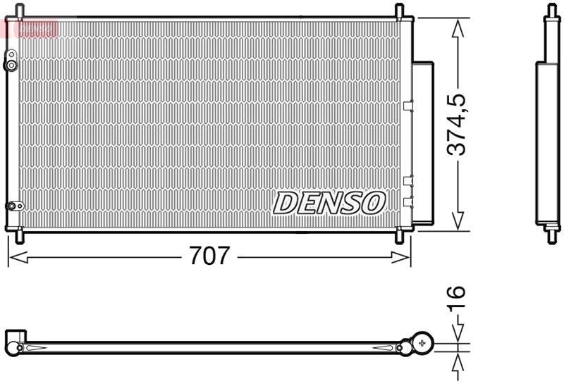 CONDENSER. AİR CONDİTİONİNG HONDA CIVIC IX 11-