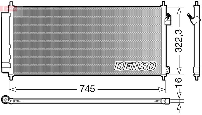CONDENSER. AİR CONDİTİONİNG HONDA JAZZ III 08-