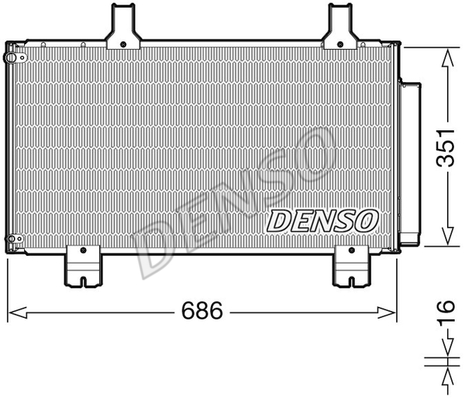 CONDENSER. AİR CONDİTİONİNG HONDA ACCORD VIII 08-