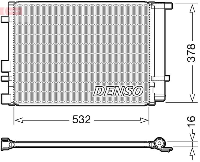 CONDENSER. AİR CONDİTİONİNG HYUNDAI İ20 I 08-15