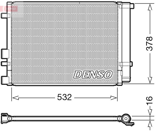 CONDENSER. AİR CONDİTİONİNG HYUNDAI İ20 I 08-15