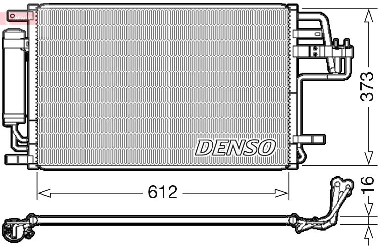 CONDENSER. AİR CONDİTİONİNG HYUNDAI TUCSON 04-10