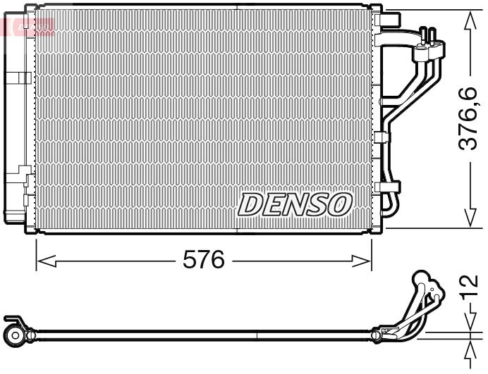 CONDENSER. AİR CONDİTİONİNG HYUNDAI İ30 11-
