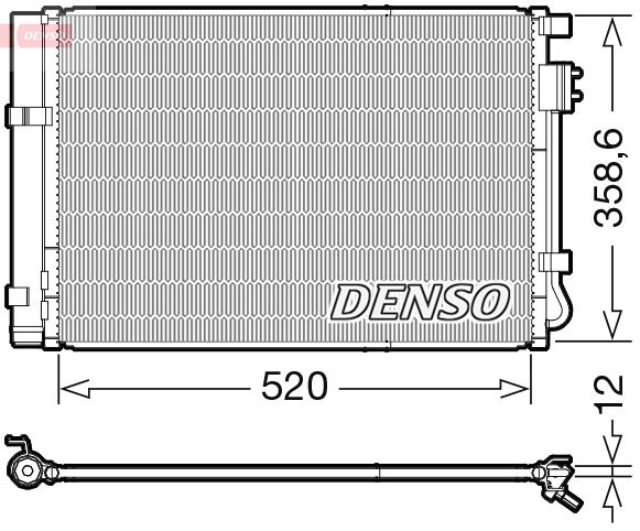 CONDENSER. AİR CONDİTİONİNG HYUNDAI İ20 I 08-15