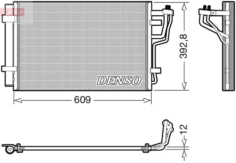 CONDENSER. AİR CONDİTİONİNG HYUNDAI İ30 07-12