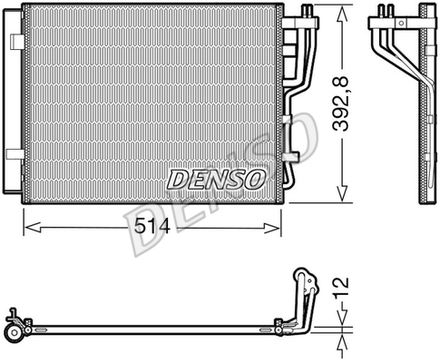 CONDENSER. AİR CONDİTİONİNG HYUNDAI İ30 07-12