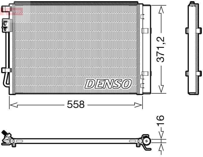 CONDENSER. AİR CONDİTİONİNG HYUNDAI İ20 II 14-