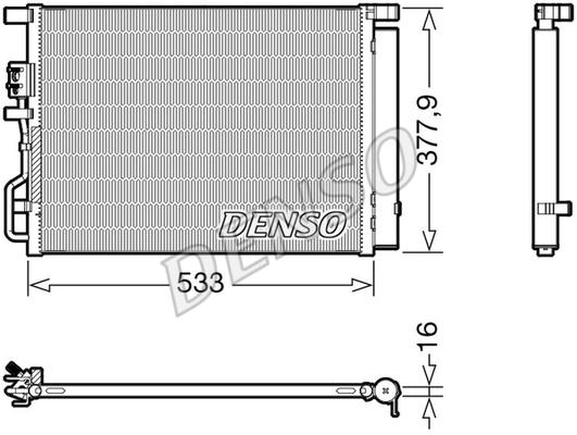 CONDENSER. AİR CONDİTİONİNG HYUNDAI TUCSON 15-