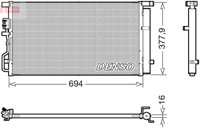 CONDENSER. AİR CONDİTİONİNG HYUNDAI TUCSON 15-