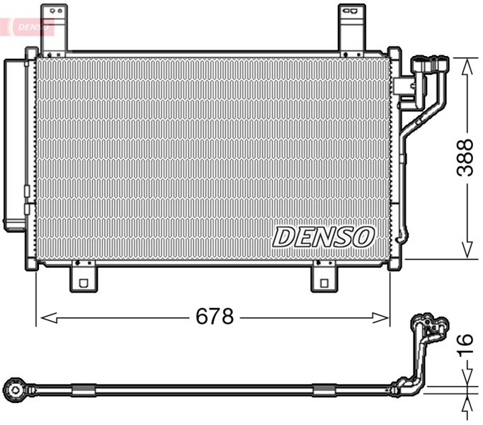 CONDENSER. AİR CONDİTİONİNG MAZDA CX-5 11-17