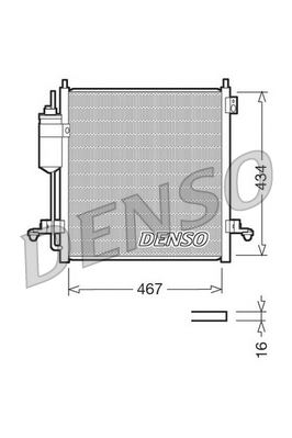 CONDENSER. AİR CONDİTİONİNG MITSUBISHI L 200 / TRITON 05-15