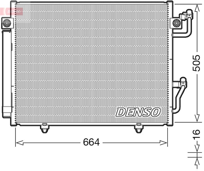 CONDENSER. AİR CONDİTİONİNG MITSUBISHI PAJERO CLASSİC 02-