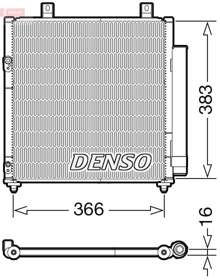 CONDENSER. AİR CONDİTİONİNG MITSUBISHI SPACE STAR / MIRAGE 12-