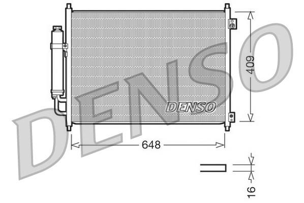 CONDENSER. AİR CONDİTİONİNG NISSAN X-TRAIL T31 07-13