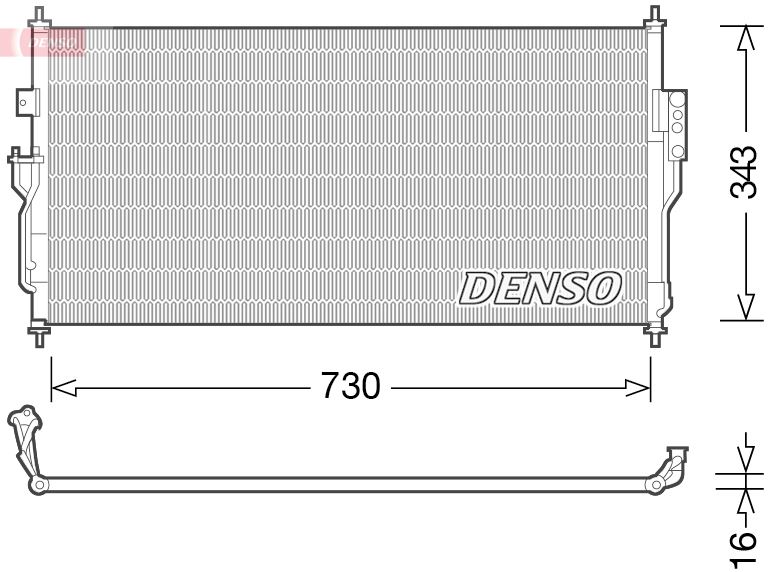 CONDENSER. AİR CONDİTİONİNG NISSAN ALMERA CLASSİC 06-