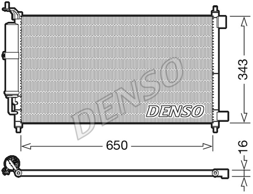 CONDENSER. AİR CONDİTİONİNG NISSAN JUKE 10-