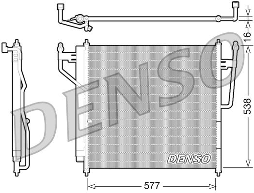 CONDENSER. AİR CONDİTİONİNG NISSAN TITAN 03-