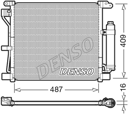 CONDENSER. AİR CONDİTİONİNG NISSAN JUKE 10-