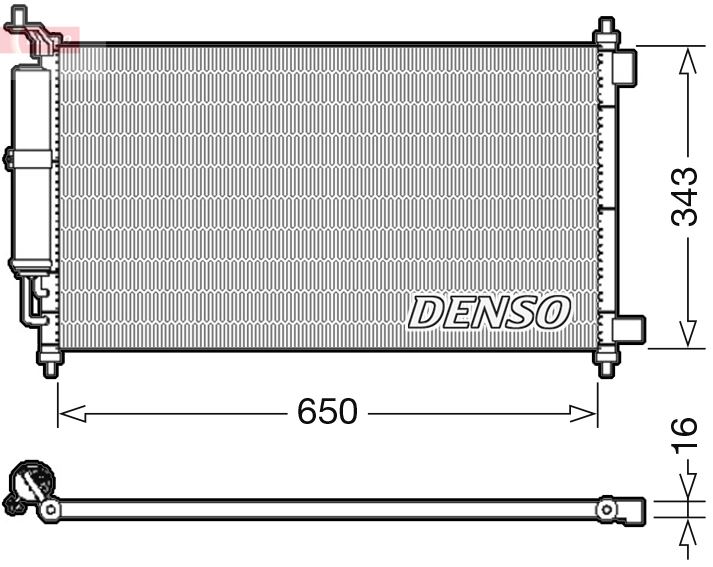 CONDENSER. AİR CONDİTİONİNG NISSAN JUKE 10-