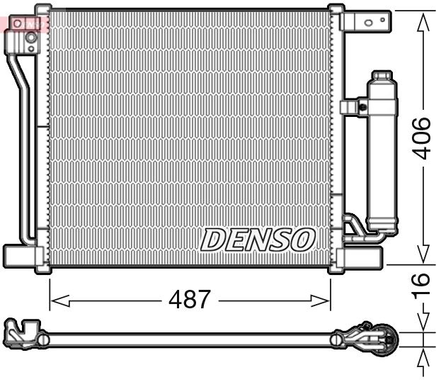 CONDENSER. AİR CONDİTİONİNG NISSAN JUKE 10-