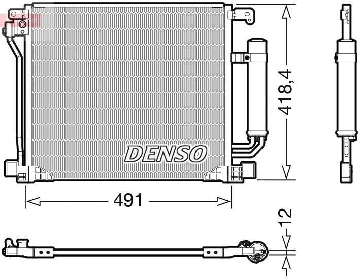 CONDENSER. AİR CONDİTİONİNG NISSAN JUKE 10-