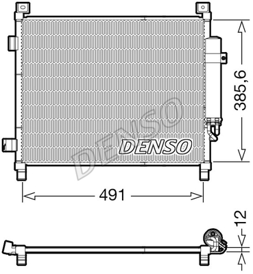 CONDENSER. AİR CONDİTİONİNG NISSAN NOTE E12 13-