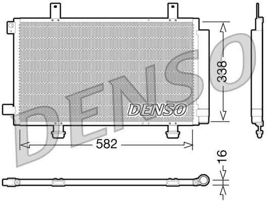 CONDENSER. AİR CONDİTİONİNG FIAT SEDICI 06-14