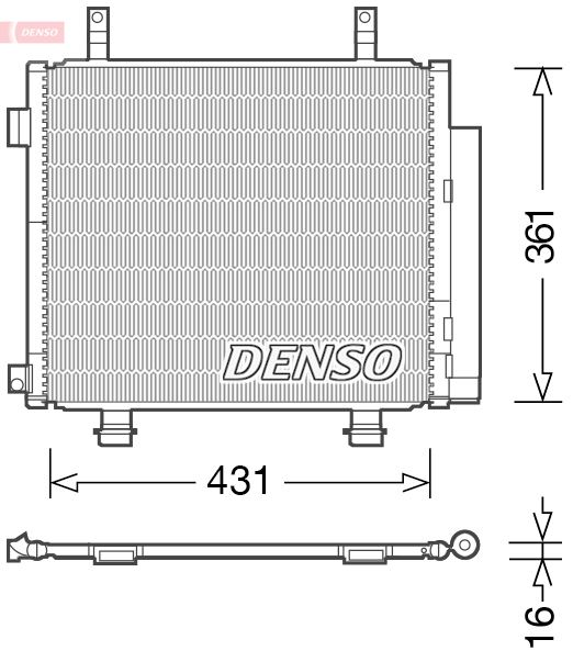 CONDENSER. AİR CONDİTİONİNG NISSAN PIXO 09-