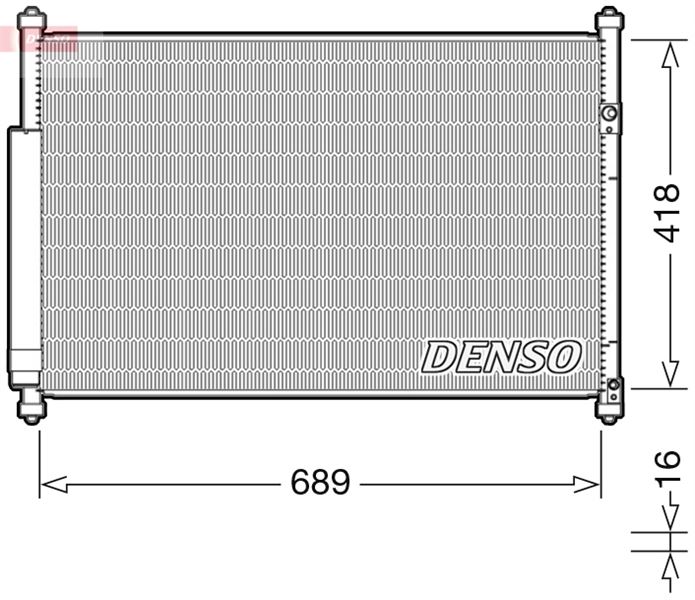 CONDENSER. AİR CONDİTİONİNG SUZUKI GRAND VITARA II 05-