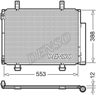 CONDENSER. AİR CONDİTİONİNG SUZUKI SWIFT IV 10-