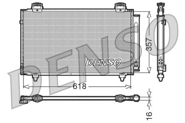 CONDENSER. AİR CONDİTİONİNG TOYOTA COROLLA E12 01-07