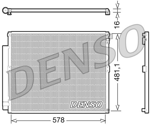 CONDENSER. AİR CONDİTİONİNG TOYOTA LAND CRUISER / PRADO J120 02-10