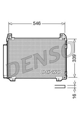 CONDENSER. AİR CONDİTİONİNG TOYOTA VIOS / YARIS 07-13