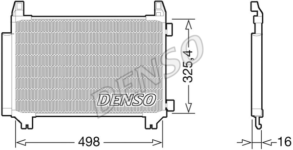 CONDENSER. AİR CONDİTİONİNG TOYOTA YARIS 10-