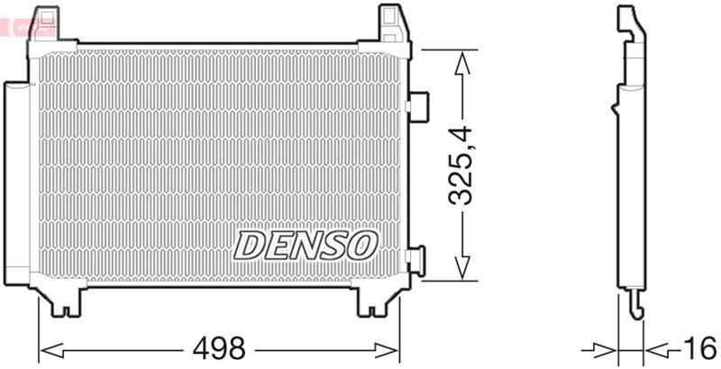 CONDENSER. AİR CONDİTİONİNG TOYOTA YARIS 10-
