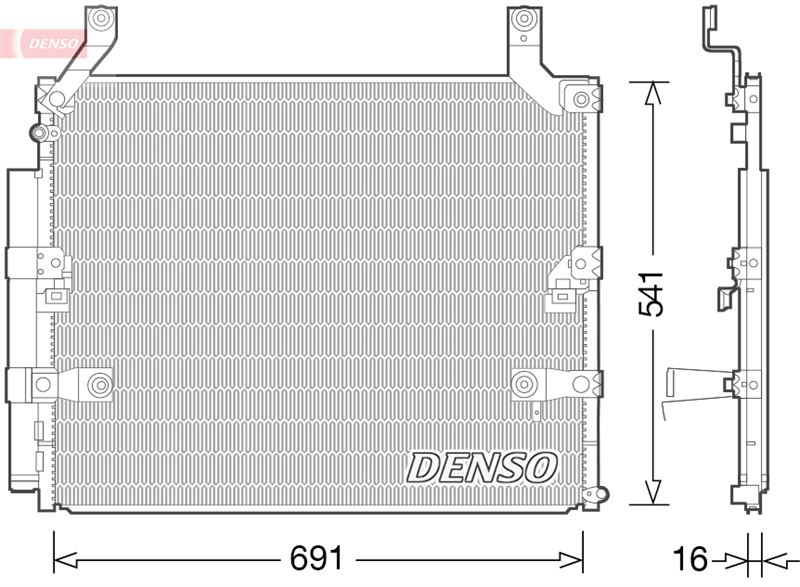 CONDENSER. AİR CONDİTİONİNG LEXUS LX 98-08